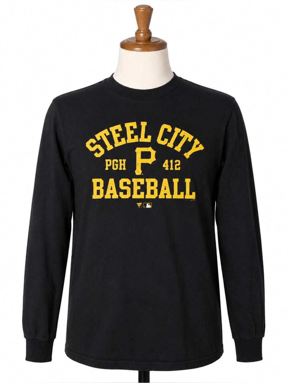 Fanatics Pittsburgh Pirates Steel City Baseball Youth Medium Long Sleeve Shirt